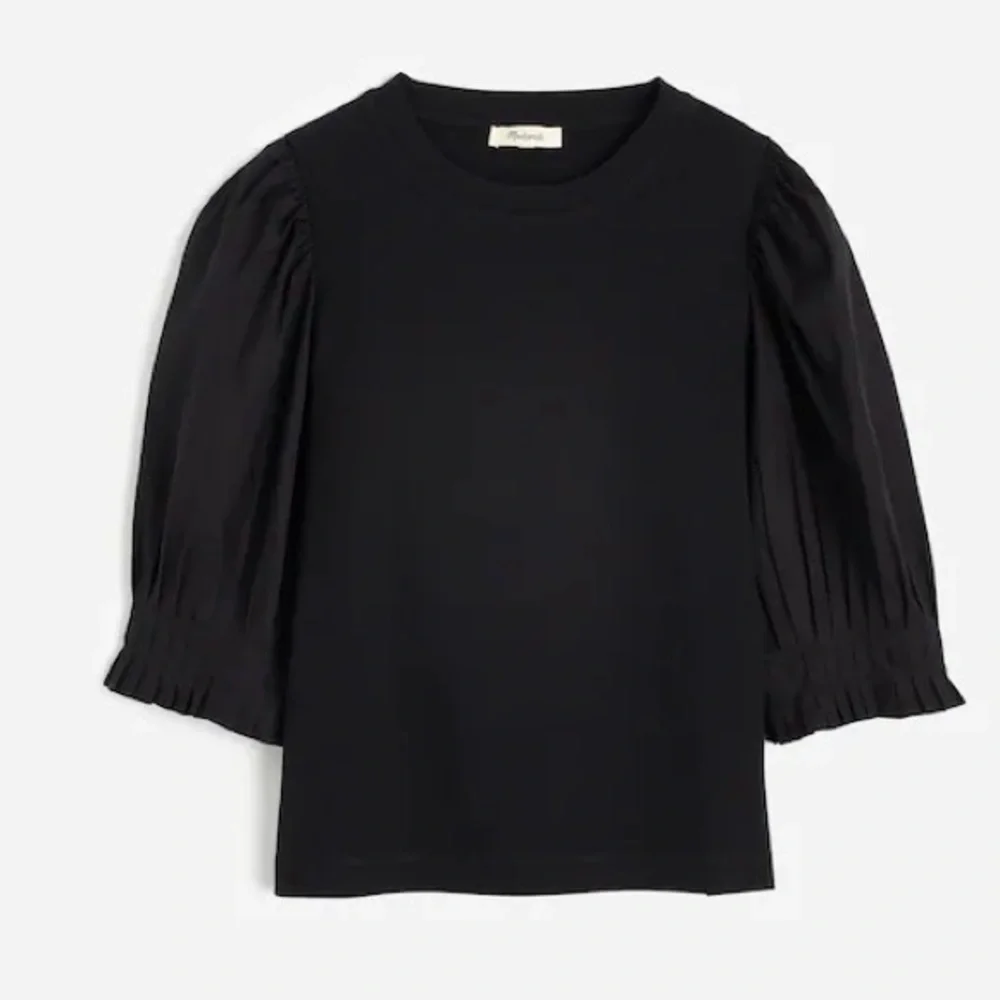 Madewell Puff-Sleeve Knit Top XS NWT